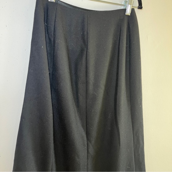 Olivier Theyskens Wool and Silk Black Maxi Skirt  Size 40 - Picture 3 of 7
